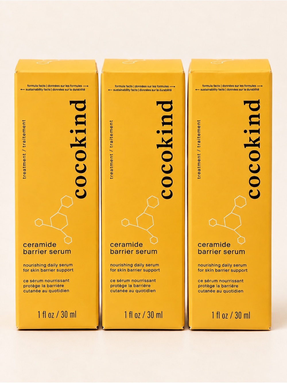 NEW • Cocokind Ceramide Barrier Serum • 3-Pack